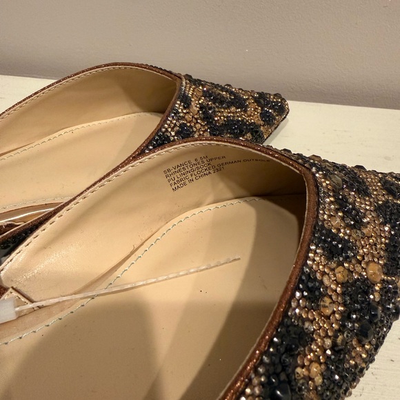 Betsey Johnson Women’s Vance Leopard Print Slingback Flats - Picture 7 of 8